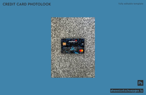 USA Capital One Bank Mastercard Fotolook-Beispielvorschau